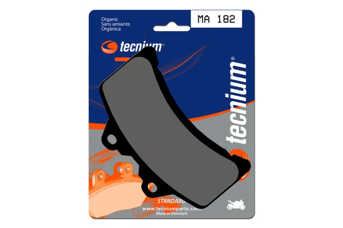 Plaquettes de frein TECNIUM route organique - MA182