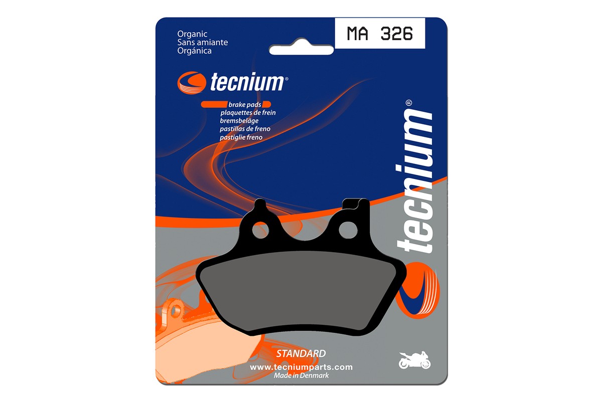 Plaquettes de frein TECNIUM route organique - MA326