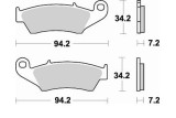 Plaquettes de frein BRAKING Off-Road/Quad métal fritté - 772CM44