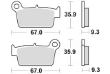 Plaquettes de frein BRAKING Off-Road/Quad métal fritté - 890CM44