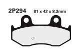 Plaquettes de frein NISSIN route /Off-Road métal fritté - 2P-294ST