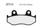 Plaquettes de frein NISSIN route semi-métallique - 2P-310NS