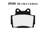 Plaquettes de frein NISSIN route semi-métallique - 2P-209NS