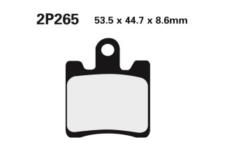 Plaquettes de frein NISSIN route semi-métallique - 2P-265NS