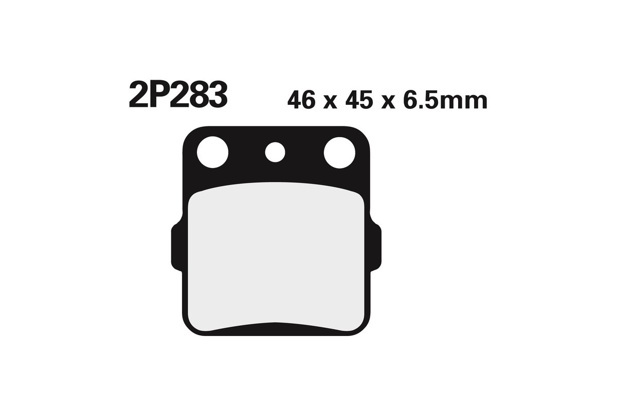 Plaquettes de frein NISSIN route /Off-Road métal fritté - 2P-283ST