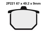 Plaquettes de frein NISSIN route semi-métallique - 2P-221NS
