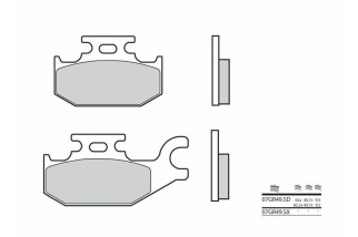 Plaquettes de frein BREMBO Off-Road métal fritté - 07GR49SD