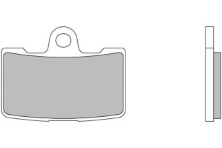 Plaquettes de frein BREMBO route métal fritté - 07HD19SA