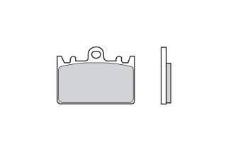 Plaquettes de frein BREMBO route/sport métal fritté - 07KA14SR