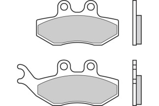 Plaquettes de frein BREMBO Scooter carbone céramique - 07049