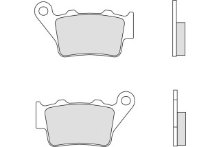 Plaquettes de frein BREMBO métal fritté - 07BB0258