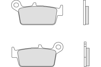 Plaquettes de frein BREMBO Scooter carbone céramique - 07010