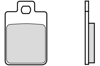 Plaquettes de frein BREMBO Scooter carbone céramique - 07017