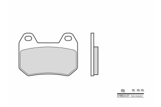 Plaquettes de frein BREMBO route carbone céramique - 07BB2507