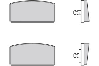 Plaquettes de frein BREMBO route carbone céramique - 07GR5915