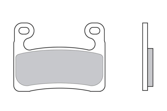 Plaquettes de frein BREMBO route métal fritté - 07GR90SA