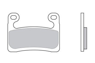 Plaquettes de frein BREMBO route métal fritté - 07GR90SA