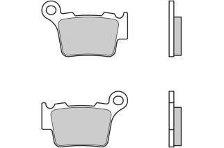 Plaquettes de frein BREMBO carbone céramique - 07BB275A