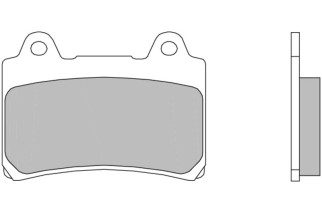 Plaquettes de frein BREMBO route carbone céramique - 07YA1711