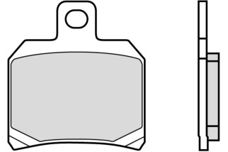 Plaquettes de frein BREMBO Scooter carbone céramique - 07004