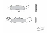 Plaquettes de frein BREMBO Off-Road métal fritté - 07KA25SD