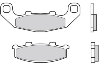 Plaquettes de frein BREMBO route carbone céramique - 07KA1117