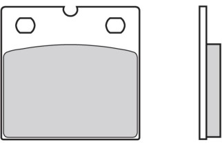 Plaquettes de frein BREMBO route carbone céramique - 07BB2307