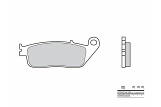 Plaquettes de frein BREMBO route carbone céramique - 07HO3405