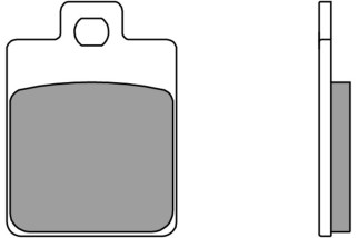 Plaquettes de frein BREMBO Scooter carbone céramique - 07067