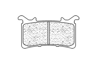 Plaquettes de frein CL BRAKES racing métal fritté - 1273C60