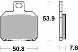 Plaquettes de frein BREMBO métal fritté - 07BB20SP