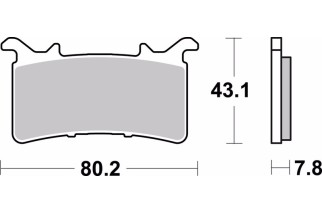 Plaquettes de frein BREMBO carbone céramique - 07GR99RC