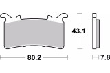 Plaquettes de frein BREMBO carbone céramique - 07GR99RC