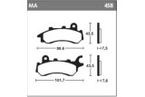 Plaquettes de frein TECNIUM - MA458