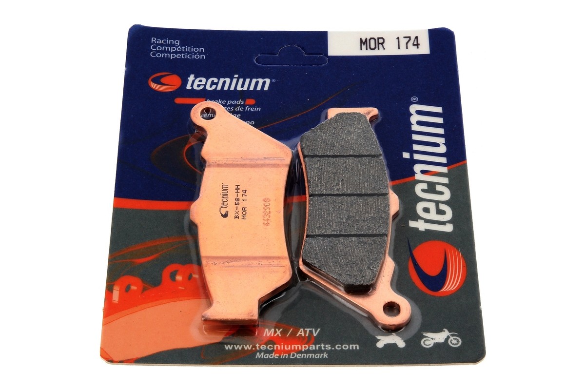 Plaquettes de frein TECNIUM MX/ATV métal fritté - MOR174
