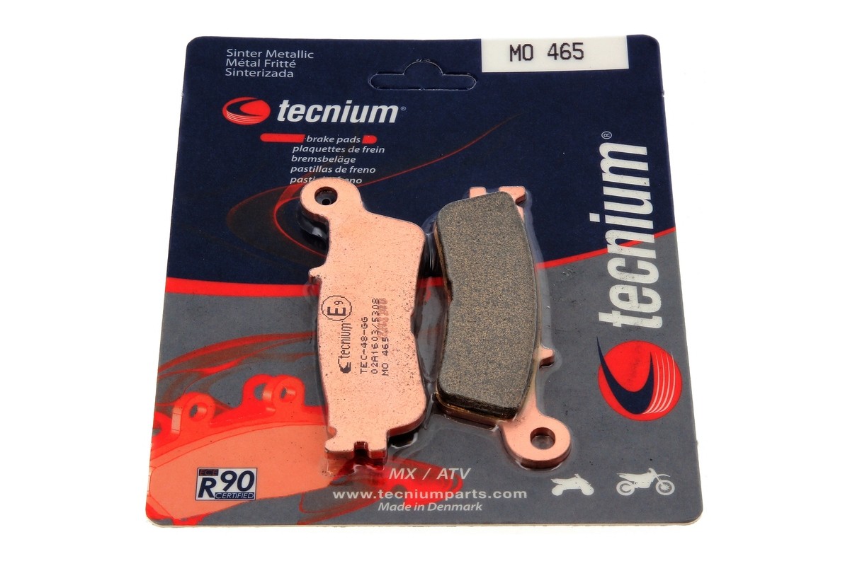 Plaquettes de frein TECNIUM MX/Quad métal fritté - MO465