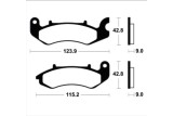 Plaquettes de frein TECNIUM scooter organique - ME468