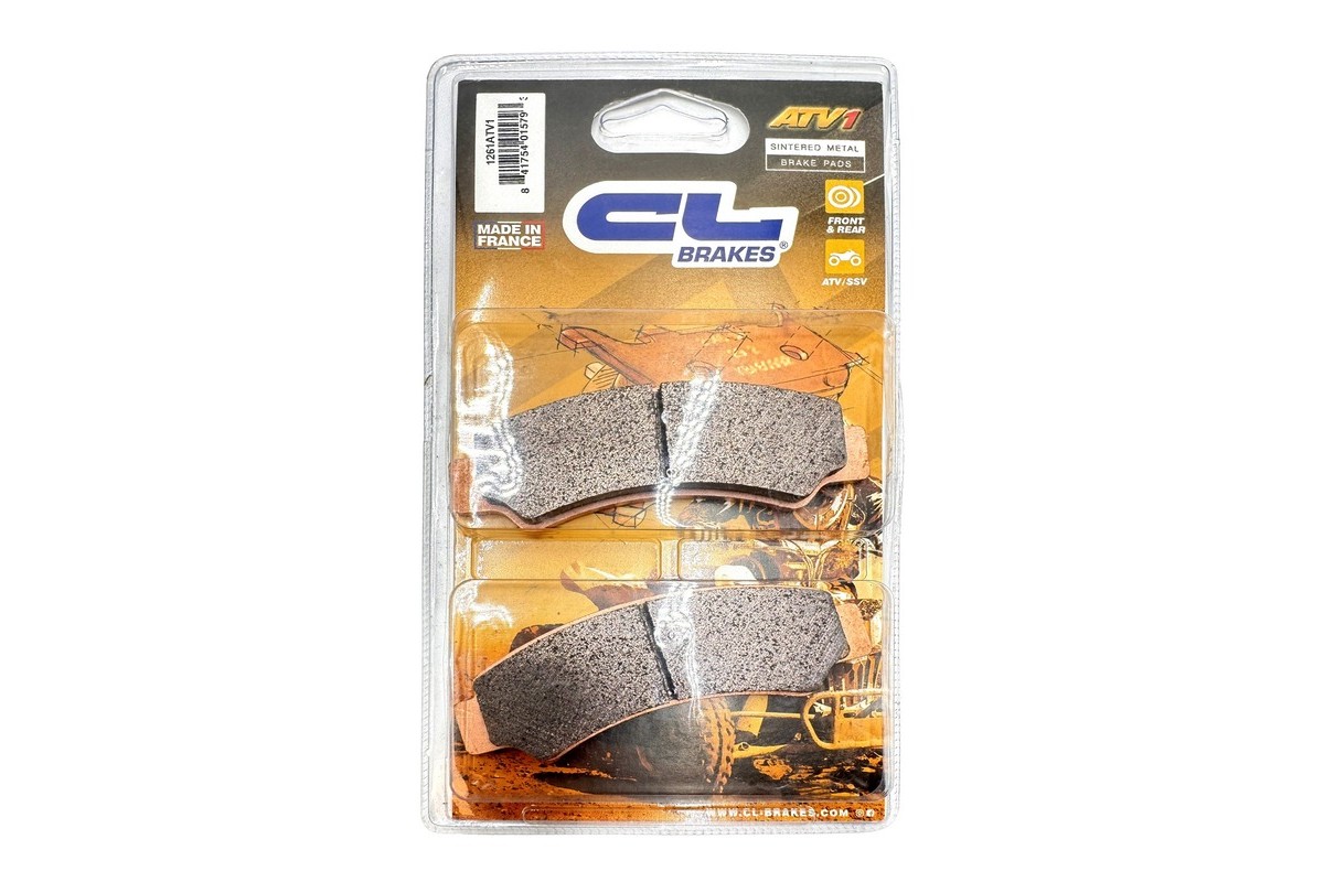 Plaquettes de frein CL BRAKES Quad métal fritté - 1261ATV1
