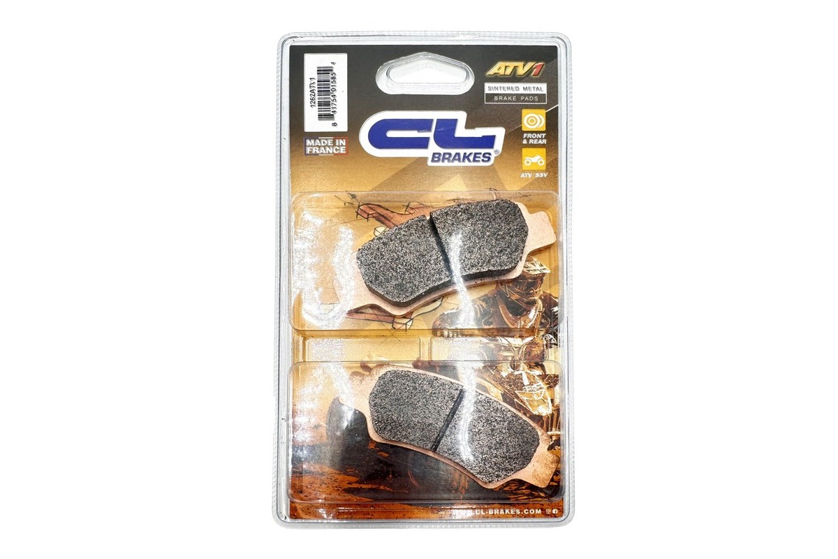 Plaquettes de frein CL BRAKES Quad métal fritté - C1262ATV1 Plaquettes de frein CL BRAKES Quad métal fritté - C1262ATV1