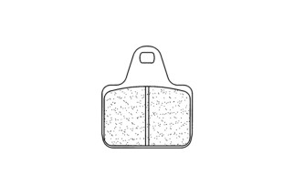 Plaquettes de frein CL BRAKES route métal fritté - 1075XBK5