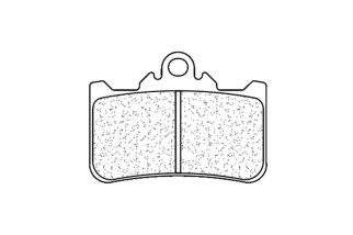 Plaquettes de frein CL BRAKES route métal fritté - 1276XBK5