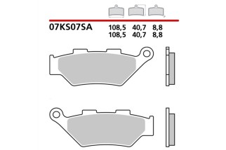 Plaquettes de frein BREMBO métal fritté - 07KS07SA