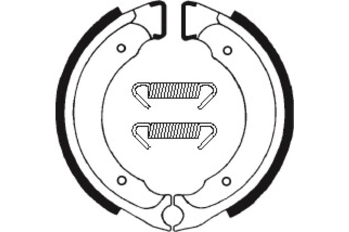 Mâchoires de frein TECNIUM Scooter/Quad organique - BA101