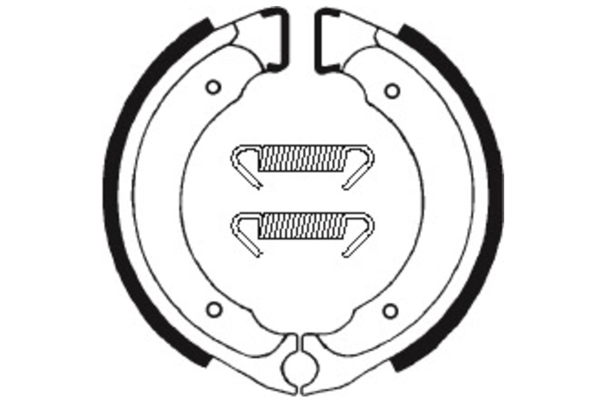 Mâchoires de frein TECNIUM Scooter/Quad organique - BA101