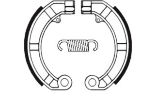 Mâchoires de frein TECNIUM Scooter organique - BA146