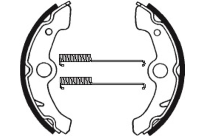 Mâchoires de frein TECNIUM Quad organique - BA178