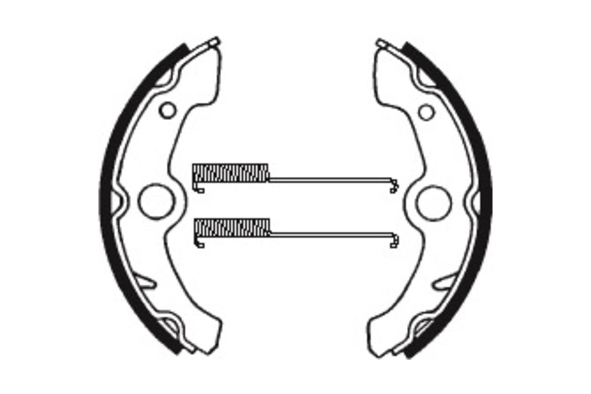 Mâchoires de frein TECNIUM Quad organique - BA178