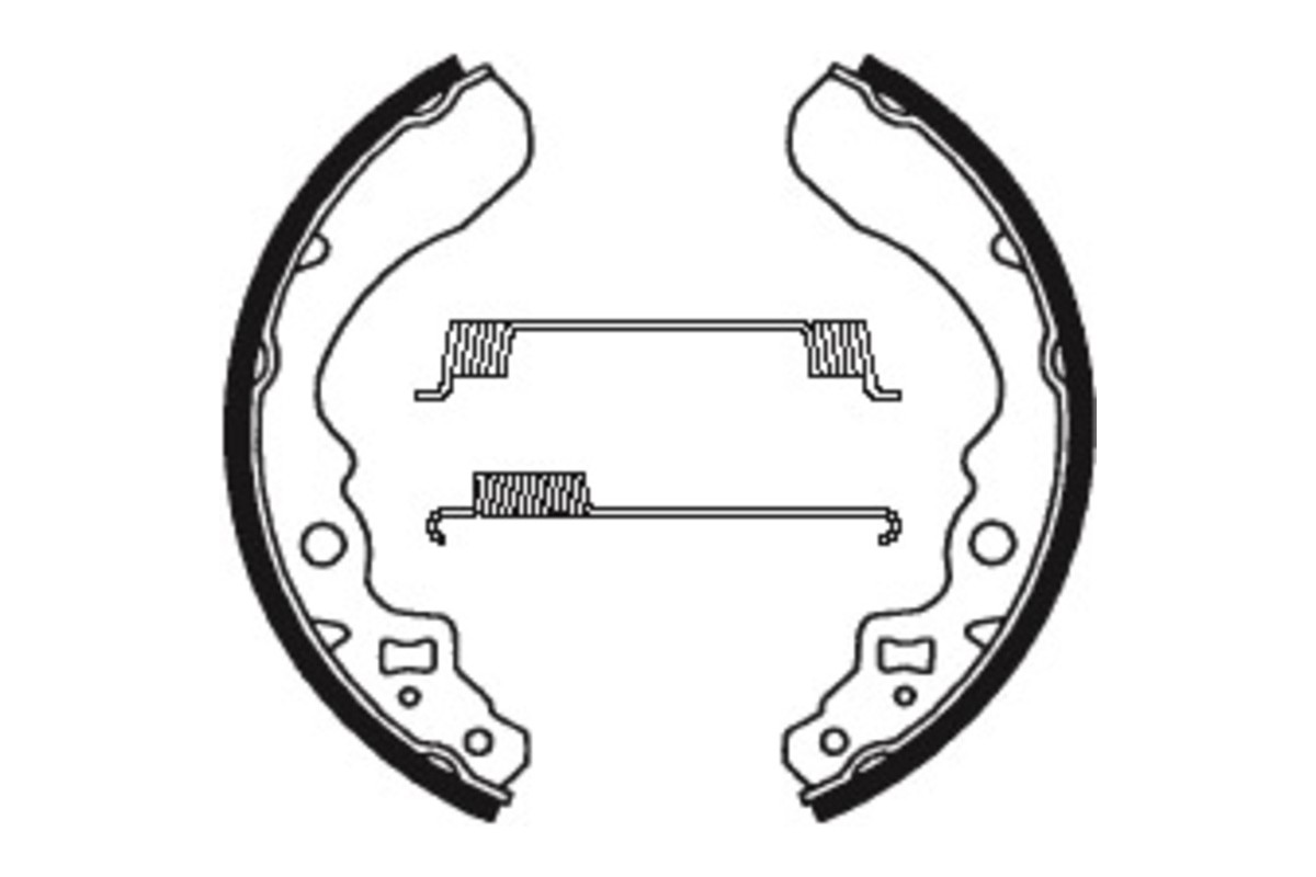Mâchoires de frein TECNIUM Quad organique - BA053