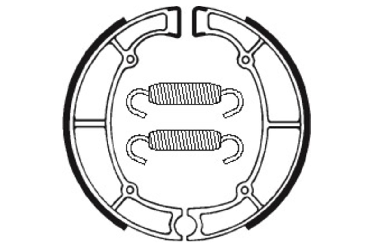 Mâchoires de frein TECNIUM Street organique - BA060