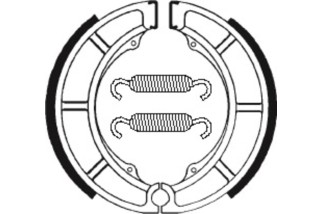 Mâchoires de frein TECNIUM Street/Quad organique - BA052